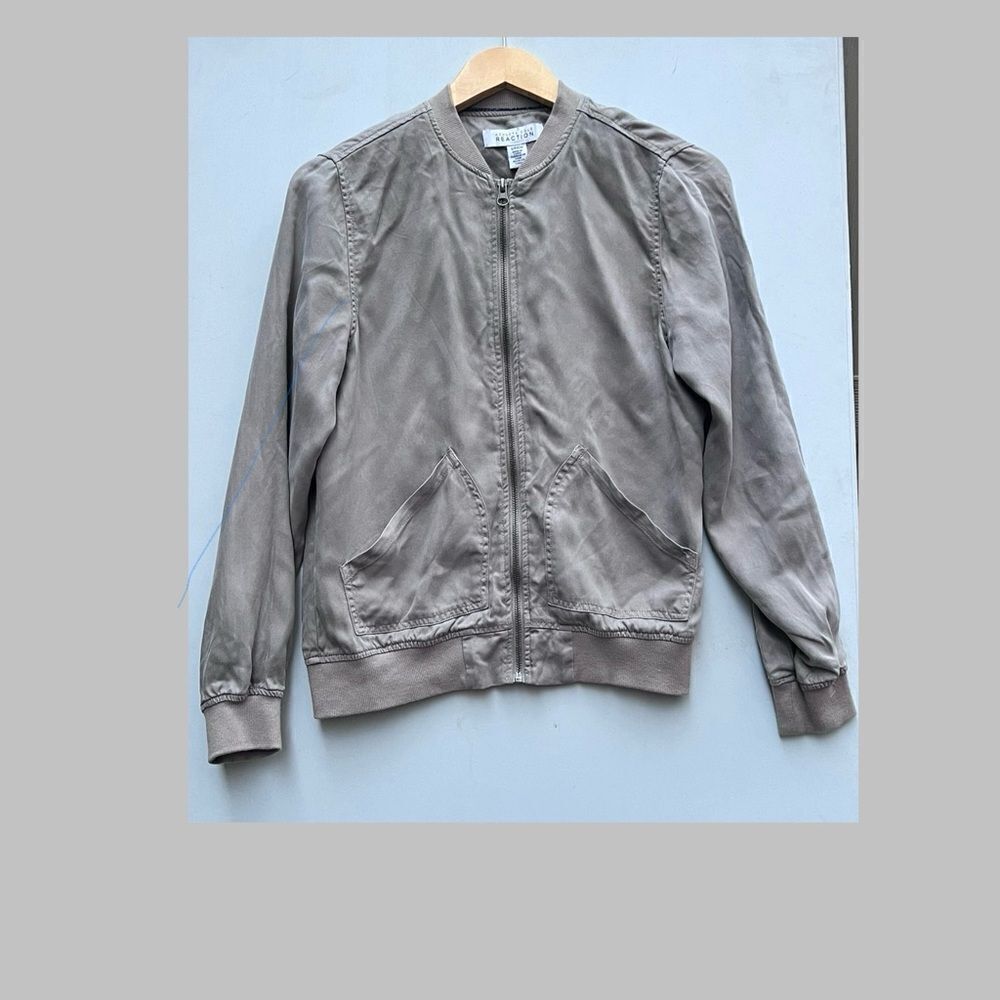 Kenneth Cole Zipped jacket in solid color Size Small - Picture 3 of 7